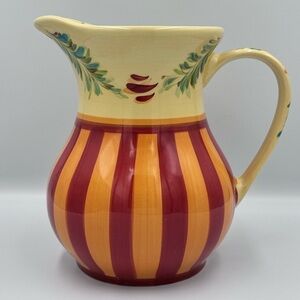 Southern Living at Home Pitcher Gail Pittman Sienna Collectible Decor Vase